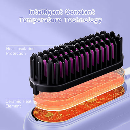 BOMIDI HB2 Wireless Hair Straightener Comb for Various Hair Style USB Rechargeable - ORRO HOME