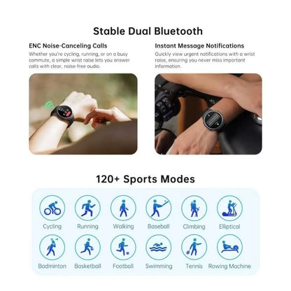 Black Shark A3 Smart Watch 1.53 Inch Display,14 Days Regular Use Battery Life - Black - ORRO HOME