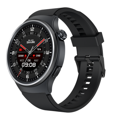Black Shark A3 Smart Watch 1.53 Inch Display,14 Days Regular Use Battery Life - Black - ORRO HOME