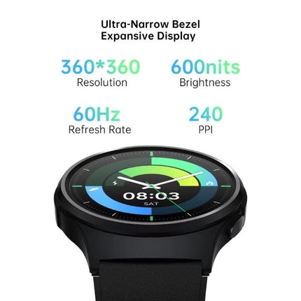Black Shark A3 Smart Watch 1.53 Inch Display,14 Days Regular Use Battery Life - Black - ORRO HOME