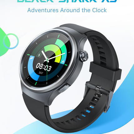 Black Shark A3 Smart Watch 1.53 Inch Display,14 Days Regular Use Battery Life - Black - ORRO HOME