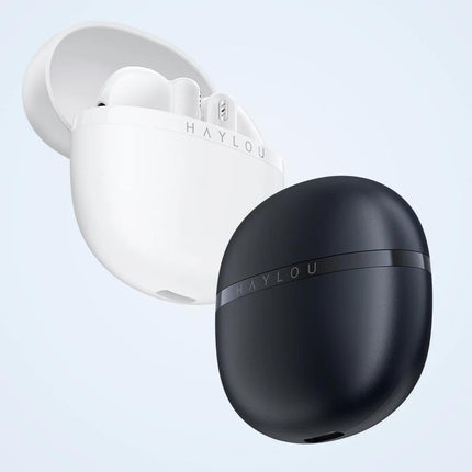 Haylou X1 PLus T013 True Wireless Earphone,12mm Dynamic Driver, Bluetooth 5.4 Stable Connection - White - ORRO HOME