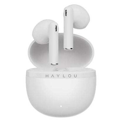 Haylou X1 PLus T013 True Wireless Earphone,12mm Dynamic Driver, Bluetooth 5.4 Stable Connection - White - ORRO HOME