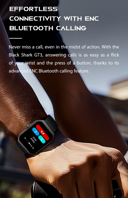 Black Shark Smart GT3 Smartwatch With 1.96 AMOLED Display - ORRO HOME