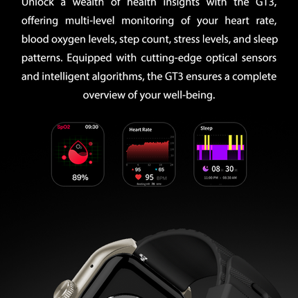 Black Shark Smart GT3 Smartwatch With 1.96 AMOLED Display - ORRO HOME