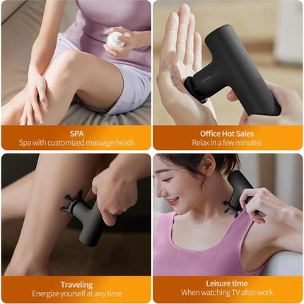 Philips Mini Massage gun PPM7311 With Innovative Lightweight Build - Black - ORRO HOME