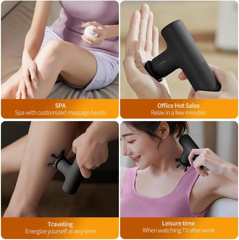 Philips Mini Massage gun PPM7311 With Innovative Lightweight Build - Black - ORRO HOME