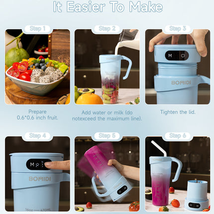 BOMIDI Juicer Cup JB01 Blue Type-C - ORRO HOME