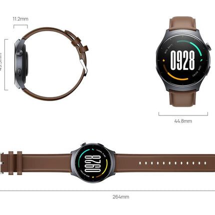 Mibro Lite 3 Smart Watch With Dual Strap, 1.32-inch AMOLED HD Screen Display - Brown - ORRO HOME