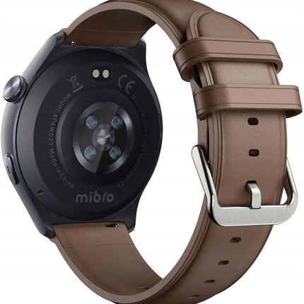 Mibro Lite 3 Smart Watch With Dual Strap, 1.32-inch AMOLED HD Screen Display - Brown - ORRO HOME