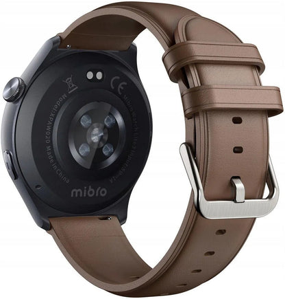 Mibro Lite 3 Smart Watch With Dual Strap, 1.32-inch AMOLED HD Screen Display - Brown - ORRO HOME