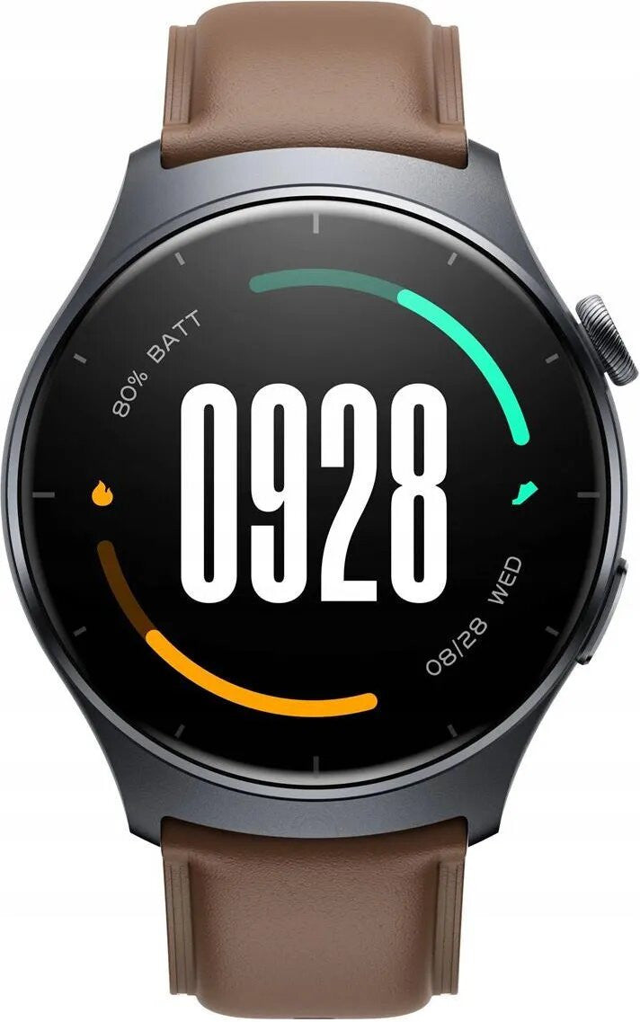Mibro Lite 3 Smart Watch With Dual Strap, 1.32-inch AMOLED HD Screen Display - Brown - ORRO HOME