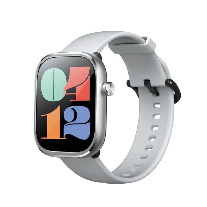 Mibro C4 Smart Watch Large 2.01-inch HD Display, Bluetooth Calling - Silver - ORRO HOME