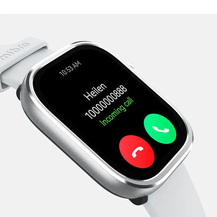 Mibro C4 Smart Watch Large 2.01-inch HD Display, Bluetooth Calling - Silver - ORRO HOME