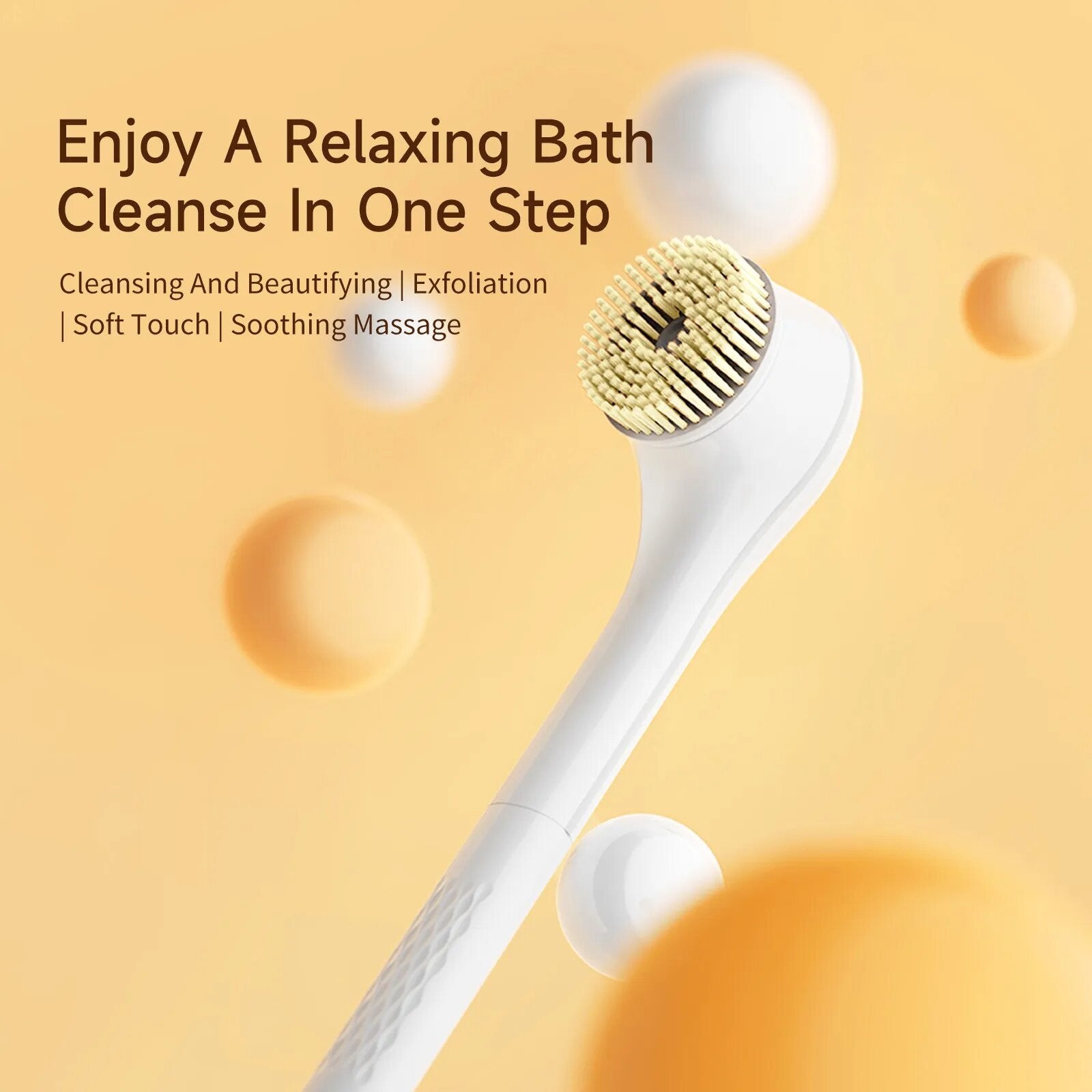 BOMIDI EB01 Electric Shower Brush, 6-in-1 functionality, IPX7 Waterproof design, Rechargeable - Green - ORRO HOME