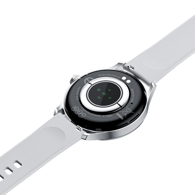QCY Watch Elite Smartwatch 1.19" AMOLED Screen Display, Stylistic Design - Grey - ORRO HOME