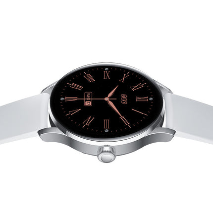 QCY Watch Elite Smartwatch 1.19" AMOLED Screen Display, Stylistic Design - Grey - ORRO HOME