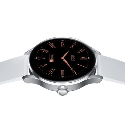 QCY Watch Elite Smartwatch 1.19" AMOLED Screen Display, Stylistic Design - Grey - ORRO HOME