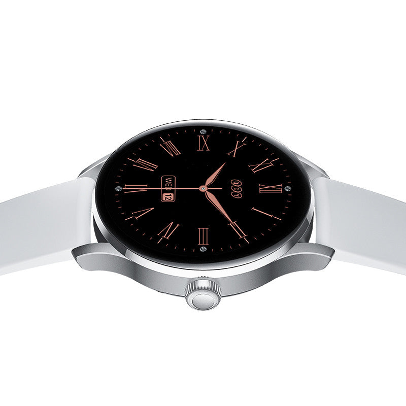 QCY Watch Elite Smartwatch 1.19" AMOLED Screen Display, Stylistic Design - Grey - ORRO HOME