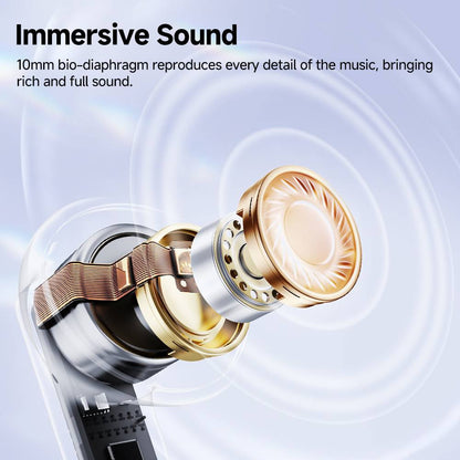 QCY MeloBuds Neo Wireless Earphone,Transparent & LED Power Display - ORRO HOME