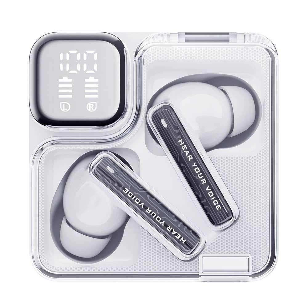 QCY MeloBuds Neo Wireless Earphone,Transparent & LED Power Display - ORRO HOME