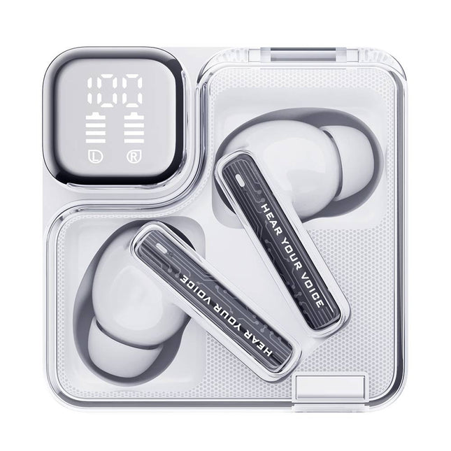 QCY MeloBuds Neo Wireless Earphone,Transparent & LED Power Display - ORRO HOME