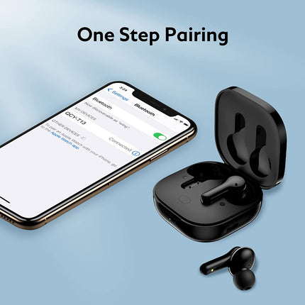 QCY T13 ANC Earbuds - Black - ORRO HOME