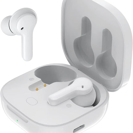 QCY T13 ANC Earbuds Featuring Active Noise Cancellation Adjustable ANC - White - ORRO HOME