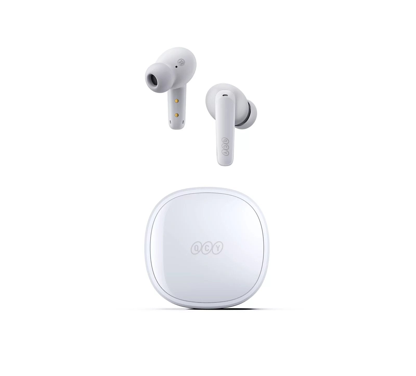 QCY T13X TWS Wireless Earbuds - White - ORRO HOME
