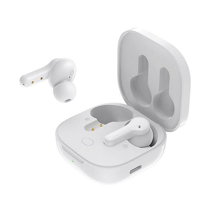 QCY T13X TWS Wireless Earbuds - White - ORRO HOME