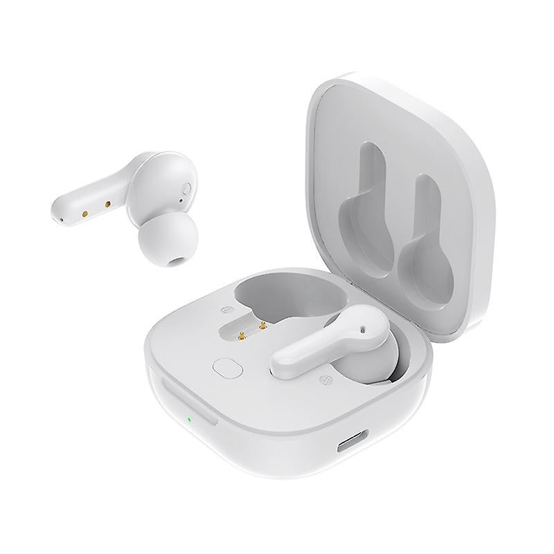 QCY T13X TWS Wireless Earbuds - White - ORRO HOME