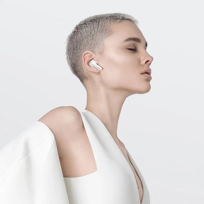QCY T13X TWS Wireless Earbuds - White - ORRO HOME