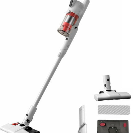 Deerma Cordless Vacuum Cleaner, Rechargable, Long battery Life, 35 Minutes Operation - WHITE - ORRO HOME