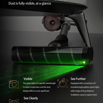 Deerma T30 Cordless Vacuum Cleaner Wireless Portable and Lightweight - Black - ORRO HOME