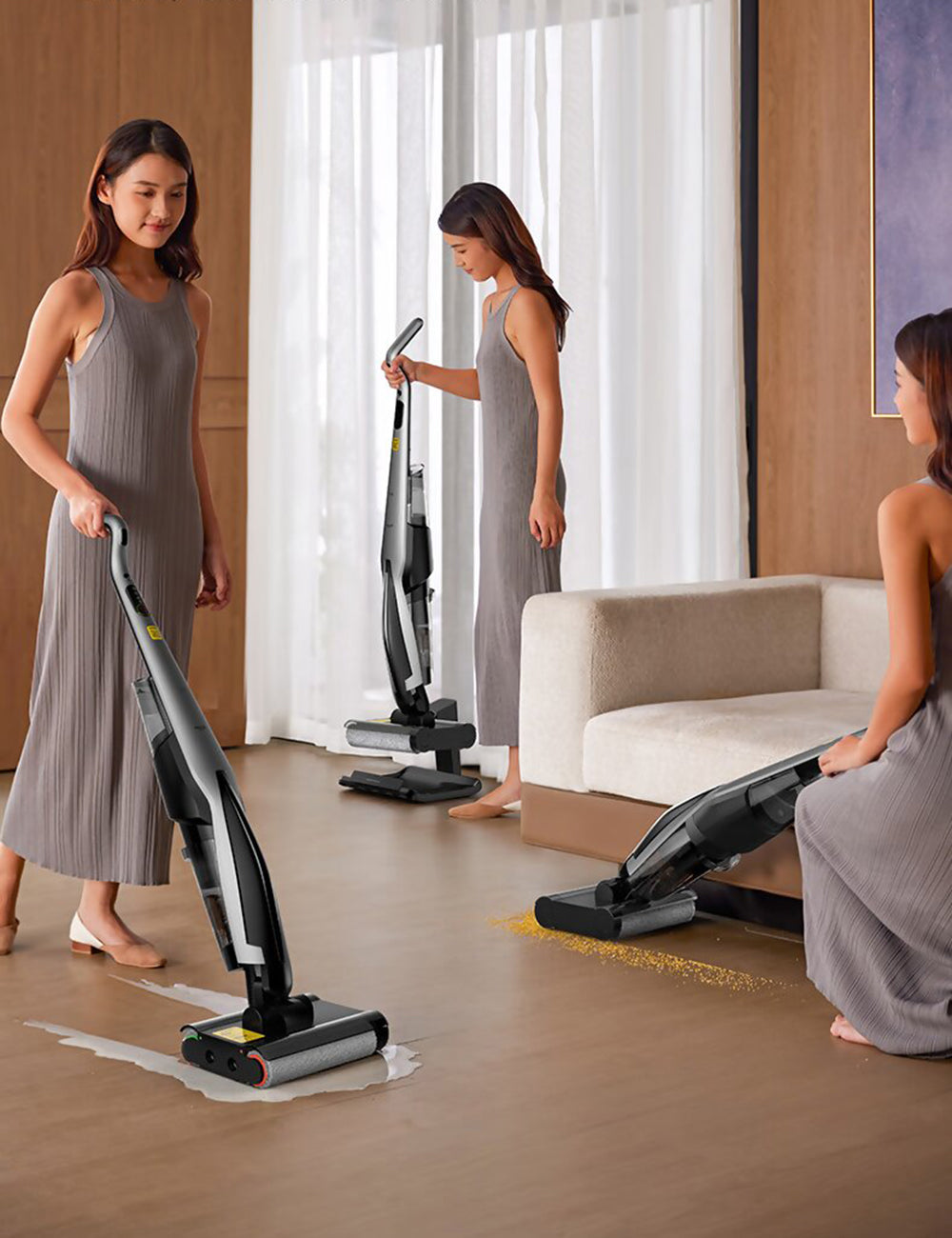 Deerma VX96W Cordless Vacuum Cleaner - Black - ORRO HOME