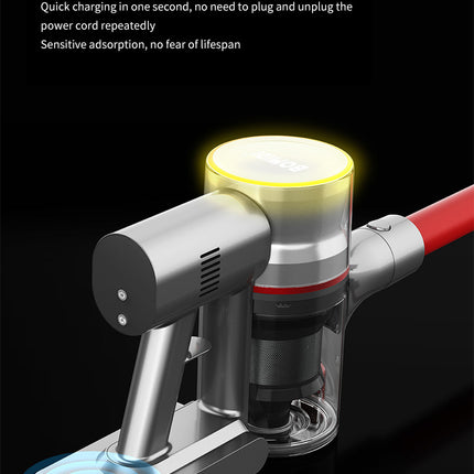 BOMIDI WV102 Cordless Vacuum Cleaner RGB Intelligent Light Effect - Red - ORRO HOME