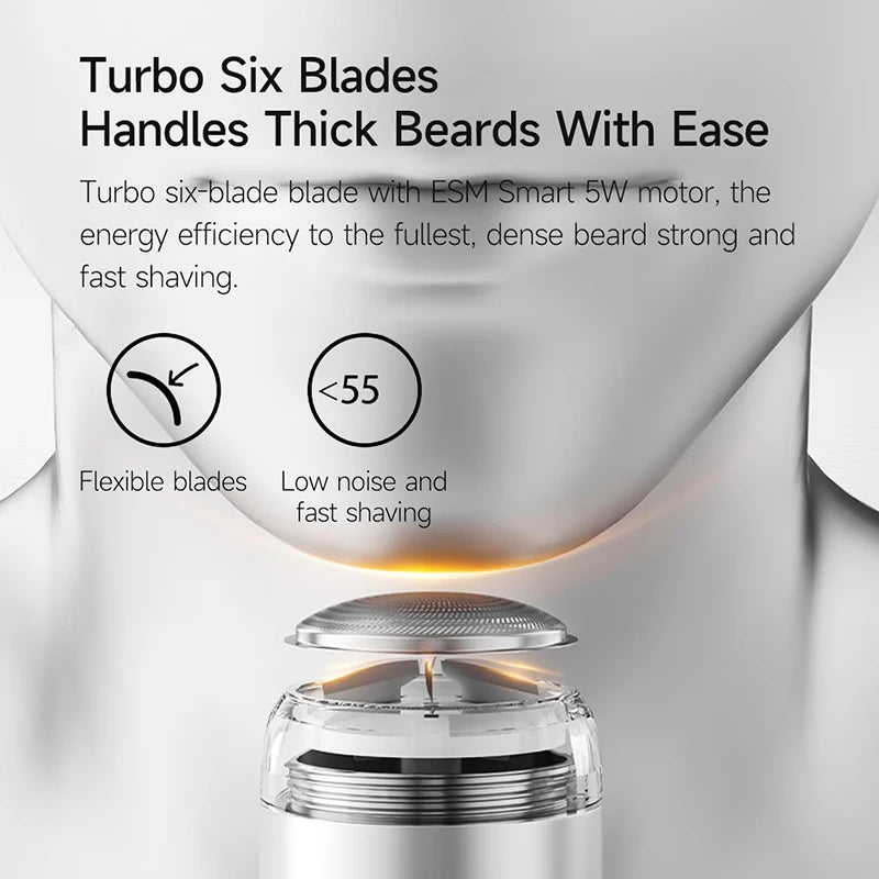 ENCHEN X5 Shaver - Silver - ORRO HOME