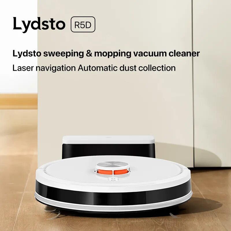 Lydsto R5D 3 in 1 Smart Robot Vacuum Cleaner - White - ORRO HOME