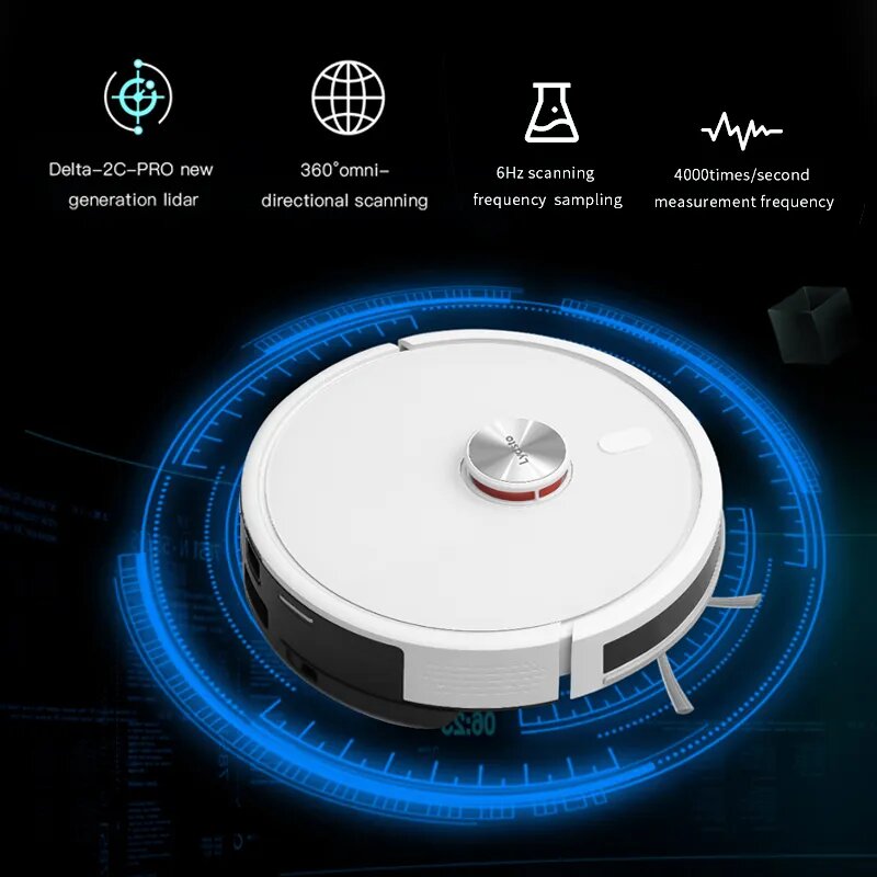 Lydsto R5D 3 in 1 Smart Robot Vacuum Cleaner - White - ORRO HOME