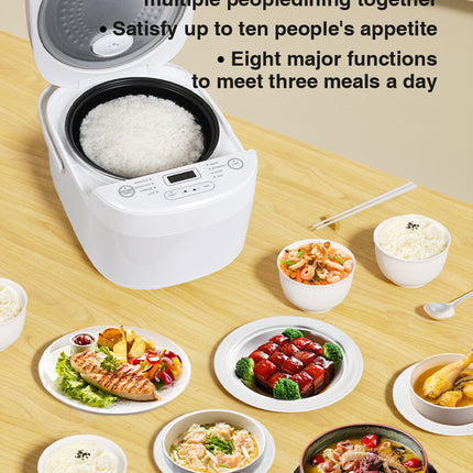 ZOLELE Smart Rice Cooker 5L ZB600 - White - ORRO HOME