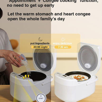 ZOLELE Smart Rice Cooker 5L ZB600 - White - ORRO HOME