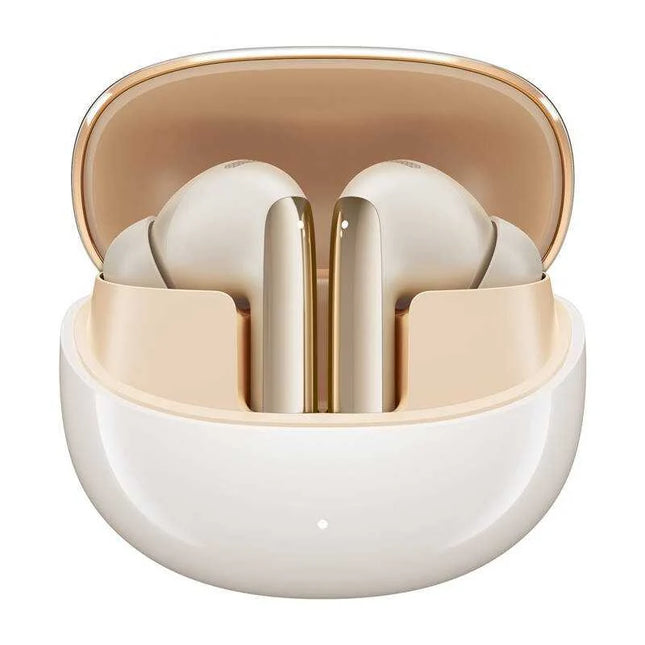 MeloBuds Pro HT08, Wireless Earbuds, Active Noise Cancellation Bluetooth Earphones, Comfortable Fit, Ultra-Low Latency Gaming Earbuds, 34 Hours Playtime - Gold