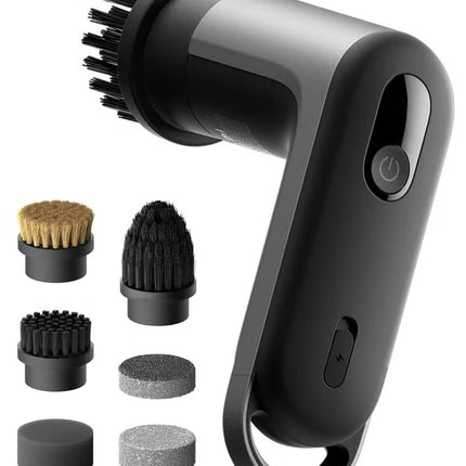 HOTO Grip Cordless Spin Scrubber – Ultra-Light 0.65 lb Kitchen Cleaning Brush, 400 RPM, IPX7 Waterproof, 110-Minute Runtime, Smart Display