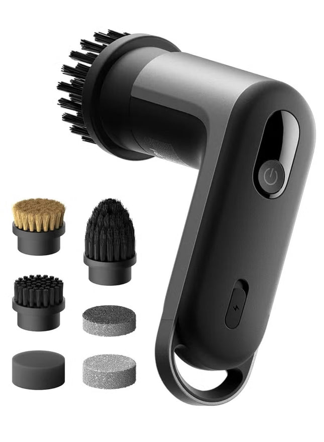 HOTO Grip Cordless Spin Scrubber – Ultra-Light 0.65 lb Kitchen Cleaning Brush, 400 RPM, IPX7 Waterproof, 110-Minute Runtime, Smart Display