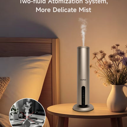 BOMIDI Waterless Aromatherapy Diffuser with 120ML Sandalwood Essential Oil – Smart Bluetooth & Touch Screen Scent Machine for Home, Office & Commercial Use (Venturi Tech, 100m² Coverage), BOMIDI AD02 Gold