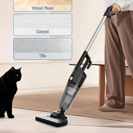 Handheld Vacuum Cleaner – 17000Pa Powerful Suction, 500W Motor, 900mL Dust Cup, Quiet Operation, 5-in-1 Multi-Surface Cleaning | BOMIDI S9 (Black)