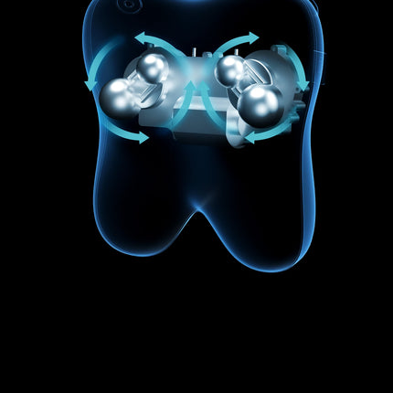 Philips PPM4311 Wireless Back Massager – 3D Kneading & Heat Therapy, Green