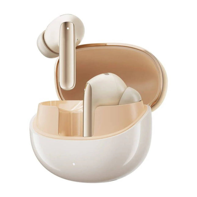 MeloBuds Pro HT08, Wireless Earbuds, Active Noise Cancellation Bluetooth Earphones, Comfortable Fit, Ultra-Low Latency Gaming Earbuds, 34 Hours Playtime - Gold