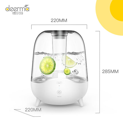 Deerma F325 Crystal Clear Ultrasonic Cool Mist Humidifier - White - ORRO HOME