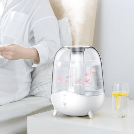 Deerma F325 Crystal Clear Ultrasonic Cool Mist Humidifier - White - ORRO HOME